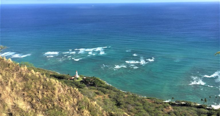 Diamond Head Lighthouse from Diamond Head